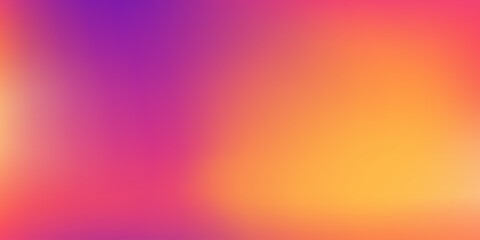 Autumn abstract gradient background with warm orange and violet colors. Vector Gradient