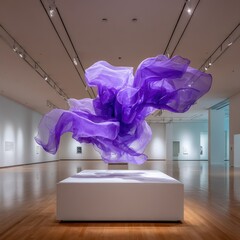 Purple Artistic Installation
