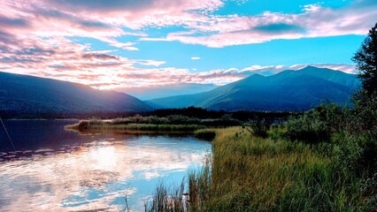 lake in the mountains
