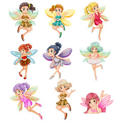 Fairy playing set