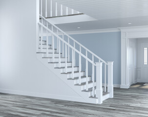 staircase in a modern house