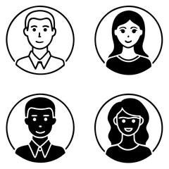 set of people icons
