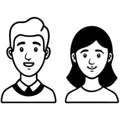 set of people icons