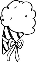 Hand Drawn Cotton Candy