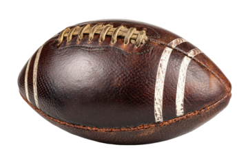 Worn American football