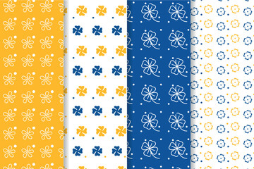 Pretty flowers nature pattern