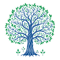 Fototapeta premium vector tree silhouette