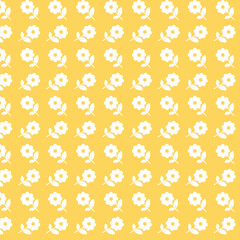 Hand drawn flower pattern.