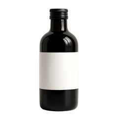 Bottle packaging on transparent background