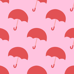 seamless pattern with umbrellas