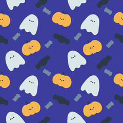 seamless pattern, halloween illustration