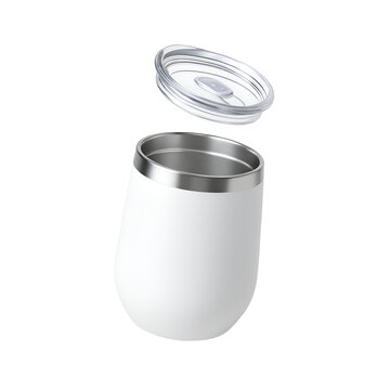 Glossy tumbler mug mockup