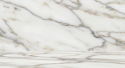 Obraz premium Luxurious marble backdrop for product showcase or architectural rendering with elegant veining