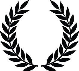 Laurel Wreath Silhouette
