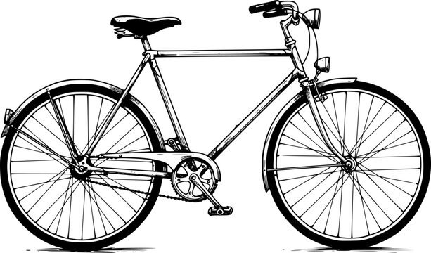 drawing bicycles