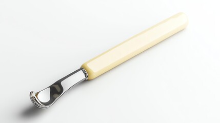 Obraz premium A mockup of a branded butter curler on a white background