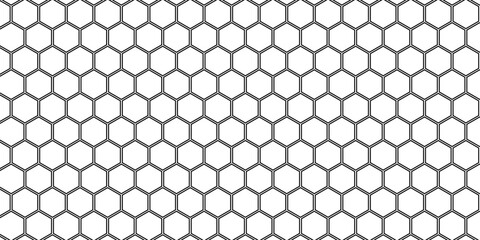 Seamless Abstract Gray Hexagon Pattern Vector Design on a Clean White Background for Modern Geometric Textures, Wallpapers, and Digital Graphics.