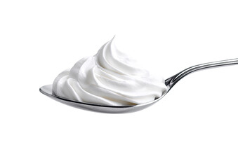 Whipped cream on a spoon (6)