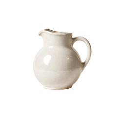 Cream Speckled Ceramic Creamer or Small Pitcher