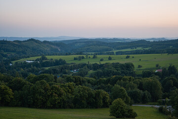 view of the mountains