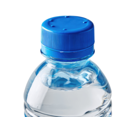 Close-up of a plastic water bottle cap (1)