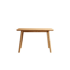 Fototapeta premium Modern Minimalist Wooden Table - Simple Oak Console Table for Interior Design