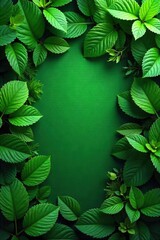Lush green background perfect for product displays, presentations, or graphic design projects Vibrant, natural texture provides a calming and refreshing aesthetic for your visuals , vibrant, nature