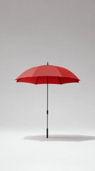 umbrella product mockup on white background, clean minimal studio lighting, realistic, high resolution