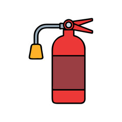 fire extinguisher vector illustration