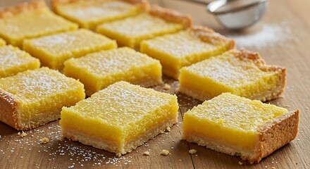 Delicious Homemade Lemon Bars Recipe.