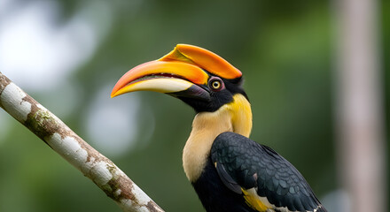 Fototapeta premium The Soul of the Hornbill