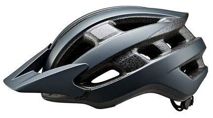 Sleek black bicycle helmet with aerodynamic design and ventilation holes for safety and comfort during cycling rides