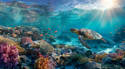 Obraz premium tropical island in the maldives