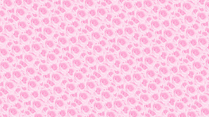 Light Pink rose pattern repeats, floral design offers a decorative texture, ideal for wallpaper, social media, or print backgrounds.