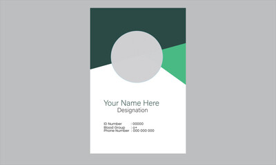 corporate id card design