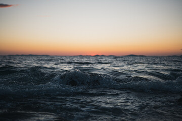 Obraz premium sunset over the sea
