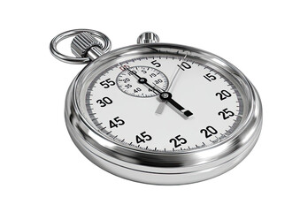 3D stopwatch, angled view