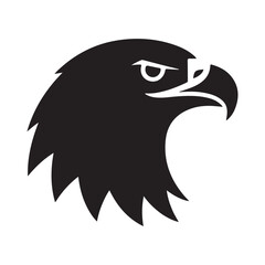 eagle vector silhouette outline sketch logo illustration