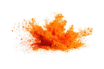 Abstract fiery explosion, orange and amber hues, pixelated texture