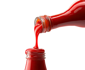 Red sauce pouring from a bottle (2)