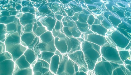 Rippled Turquoise Water Surface