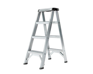 Folding aluminum ladder