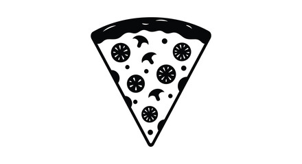 a slice of pizza with olives cheese and crust