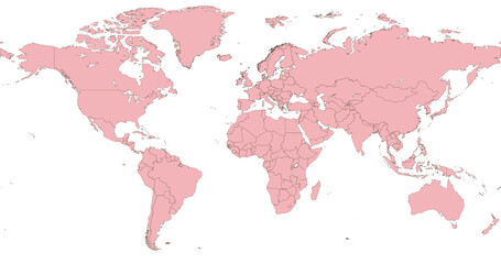 Map of the world