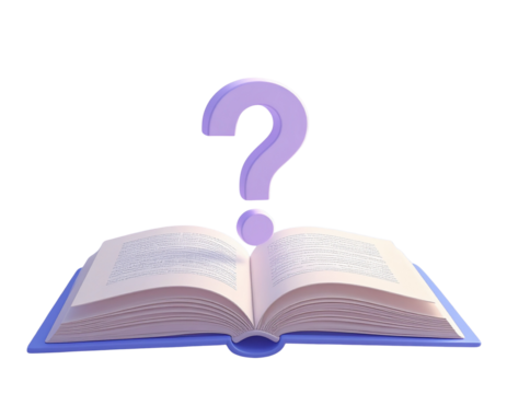 3d minimal questioning icon. problem-solving concept. finding an answer. searching fo 