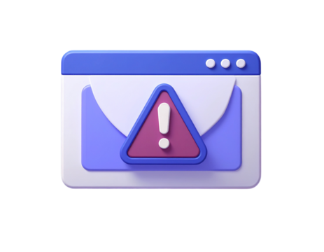 3d minimal phishing and internet security concept. website scam. online cyber threat.