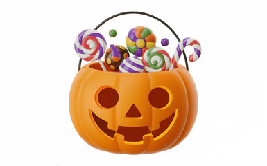  Pumpkin Candy Bucket for Halloween