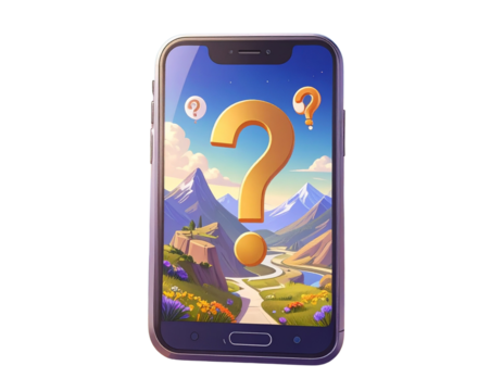 3d minimal questioning concept. problem-solving concept. finding an answer. searching 