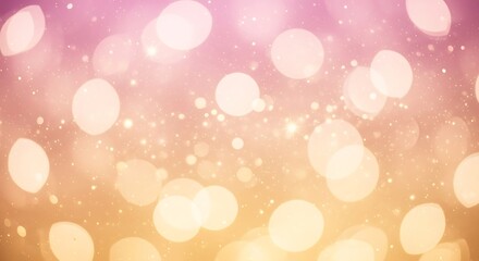 Obraz premium Soft Bokeh Lights, Delicate Pastel Hues.