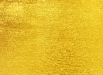 Shiny yellow leaf gold foil